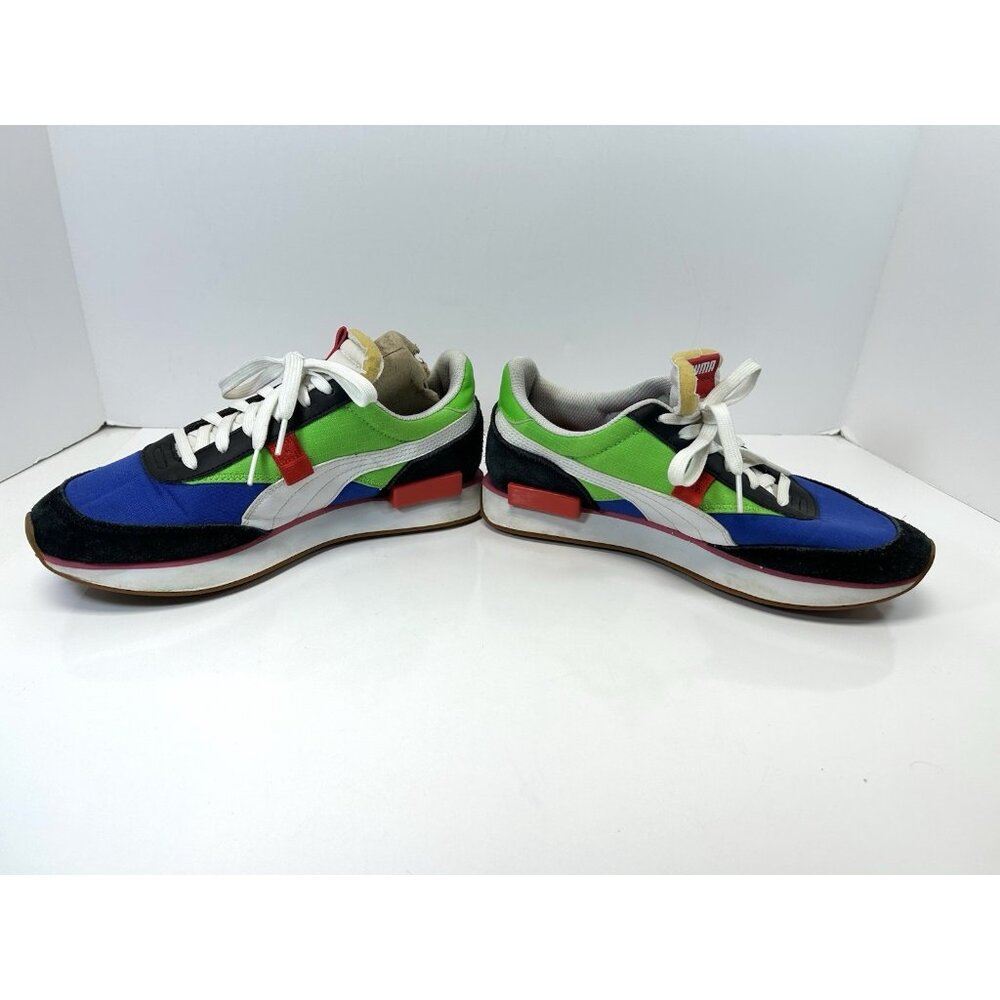 PUMA Future Rider 371149-01 Black/Blue/Green Sneakers 2019 Size 7C - Picture 3 of 12